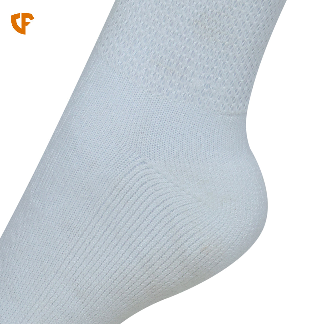 Diabetic Quarter Socks for Men & Women - White