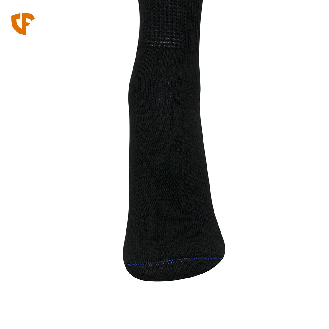 Diabetic Quarter Socks for Men & Women - Black