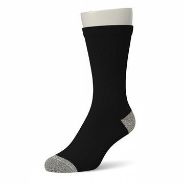 Unisex Crew Sports Socks — Athletic Socks for Running, Gym Training & Everyday Comfort — Black